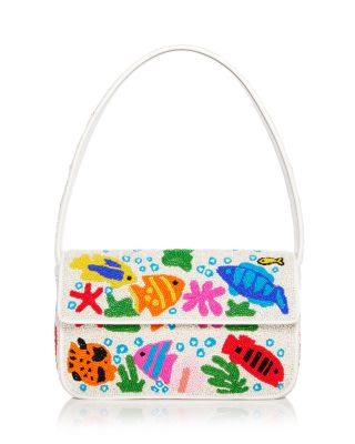 STAUD Tommy Beaded Shoulder Bag | Bloomingdale's