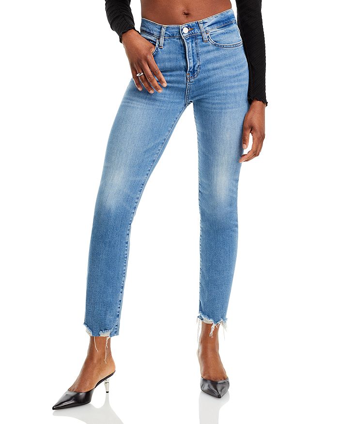 Frame Le High Rise Straight Ankle Jeans In Jetty Mode