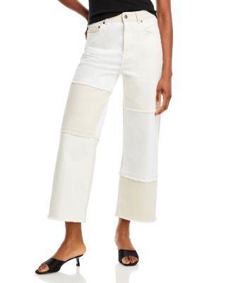 Rails - The Getty High Rise Crop Jeans in Ecru Patch