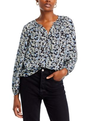 Rails Indi Relaxed Henley Blouse | Bloomingdale's