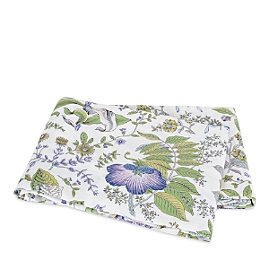Matouk Pomegranate Linen Flat Sheet In Lilac