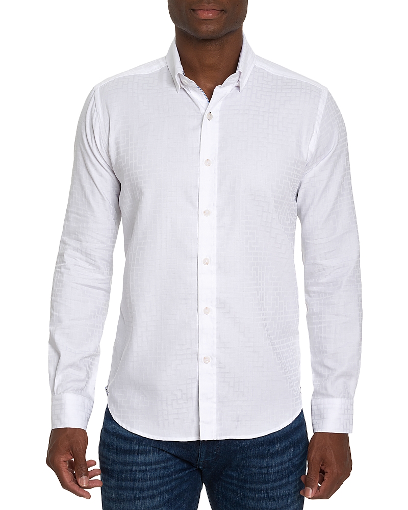 ROBERT GRAHAM AMORY COTTON TAILORED FIT BUTTON DOWN SHIRT