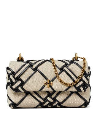 関税送料込★トリーバーチ★Kira Woven Canvas Mini Flap Bag Mini Kira Woven Canvas Flap Bag: Women's Handbags