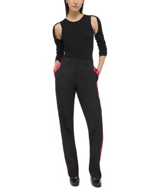 Cotton Cut Out Underarm Crewneck Top