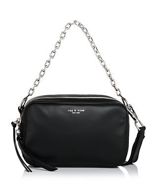 Shop Rag & Bone Cami Chain Camera Bag In Black/silver