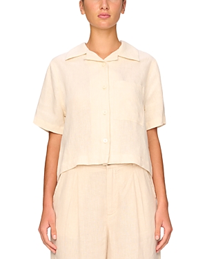 Shop Dl1961 Hampton Linen Shirt In Flax Linen