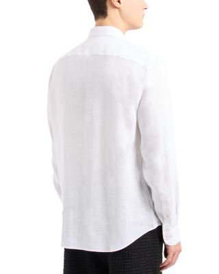 Regular Fit Linen Chambray Sport Shirt