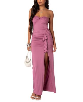 chinese dress ladies Clea Open Back Maxi Dress Black / XL main image 1