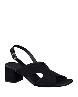 Shop Paul Green Women's Remy Sandals In Black Suede