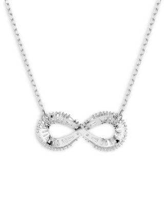 Hyperbola Infinity Pendant Necklace, 17.72"