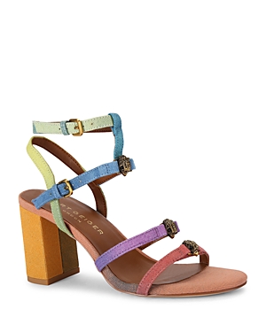 Shop Kurt Geiger Women's Hampton Block Heel Gladiator Sandals In Multi