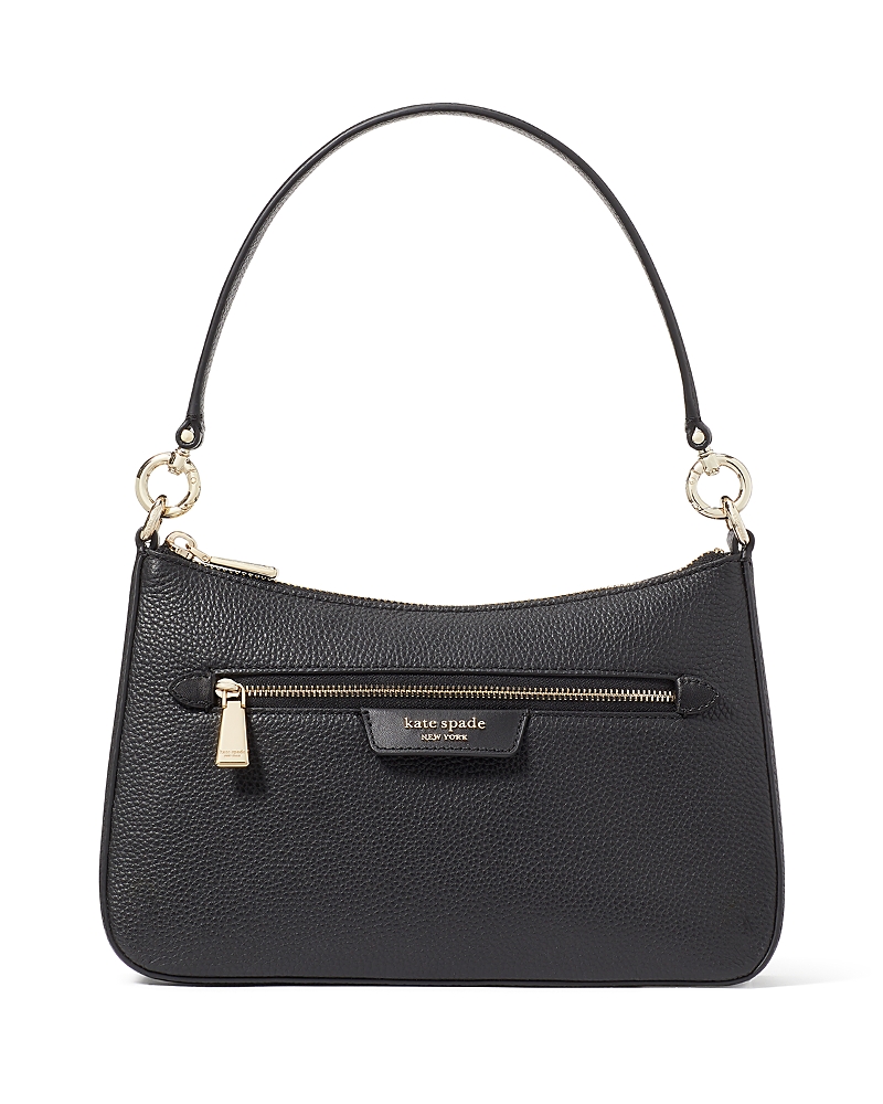 Shop Kate Spade New York Hudson Pebbled Leather Convertible Crossbody In Black