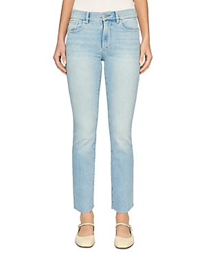 Shop Dl1961 Mara High Rise Ankle Straight Jeans In Fountain
