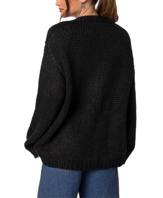 Anina Oversized Knit Cardigan
