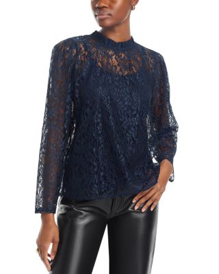 KOKO + MASON - Long Sleeve Lace Top