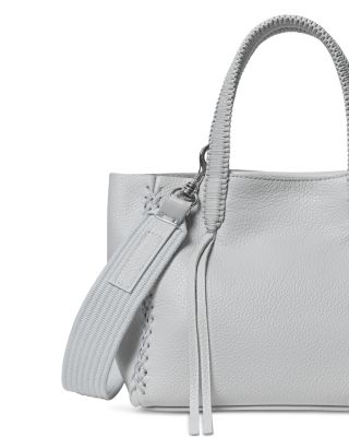 Grained Leather Mini Tote