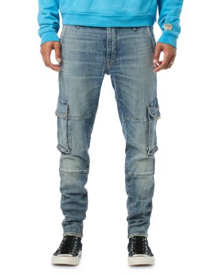 Hudson - Skinny Cargo Jeans in Bayside Blue