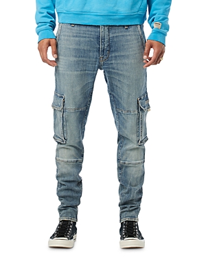 Skinny Cargo Jeans in Bayside Blue