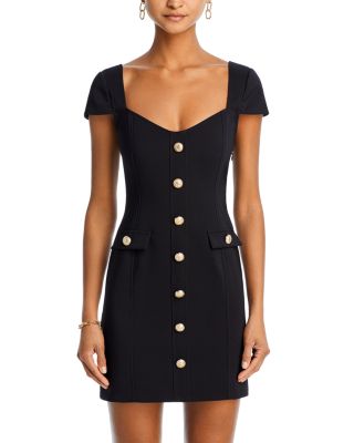 Quillan Button Front Mini Dress 