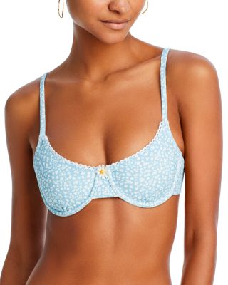 Solid & Striped x Sofia Richie Grainge The Daphne Ditsy Floral Bikini Top