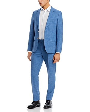 Shop Paul Smith Soho Wool & Linen Slub Weave Extra Slim Fit Suit In Blue