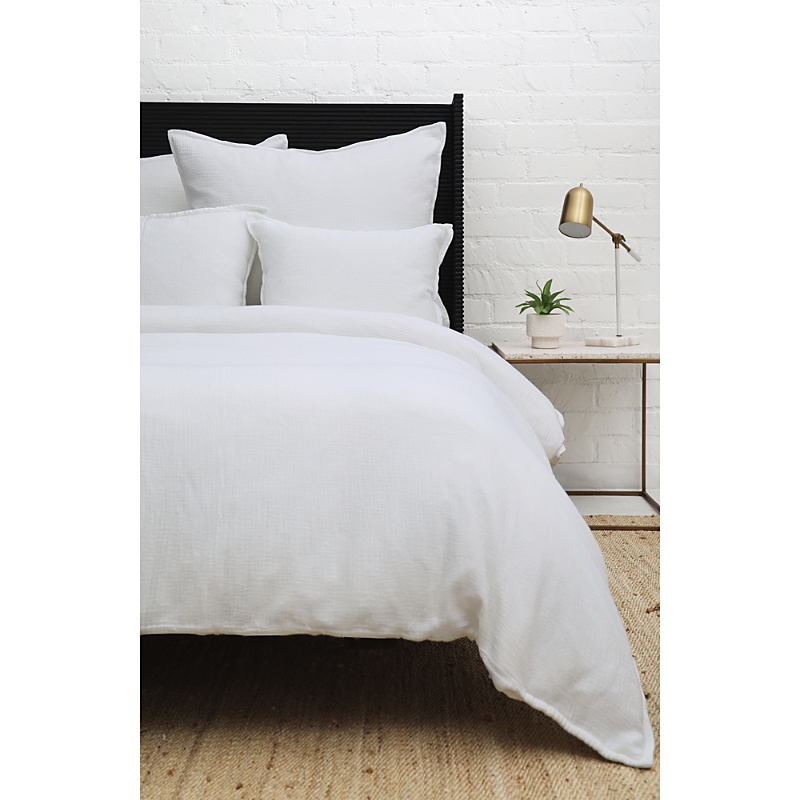 Pom Pom At Home Waverly Duvet Set, Queen In White