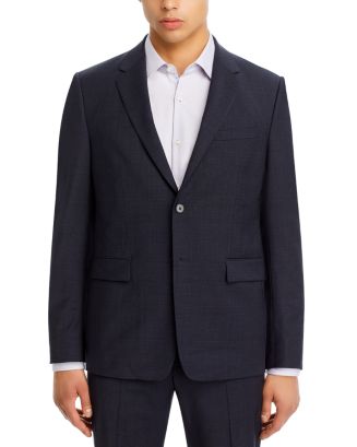 THEORY Mens Chambers Blue Single Breasted, Slim Fit Suit Separate Blazer Jacket main image 1