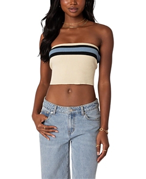 EDIKTED CYPRUS KNIT TUBE TOP