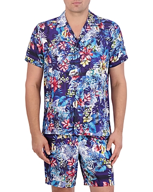 Robert Graham Merrick Floral Camp Shirt In Multi