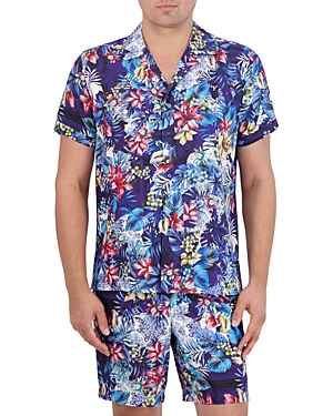 Shop Robert Graham Merrick Classic Fit Button Down Camp Shirt In Multi