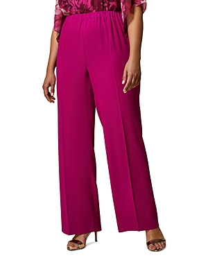 MARINA RINALDI CREPE ENVERS SATIN PANTS