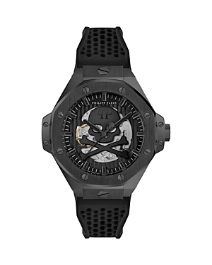 Shop Philipp Plein Plein $keleton Royal Watch, 46mm In Black