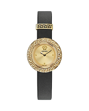 Shop Versace La Greca Watch, 28mm In Gold
