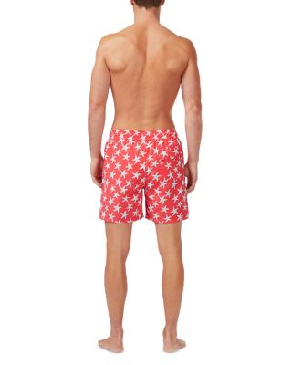 Starfish Print Swim Trunks