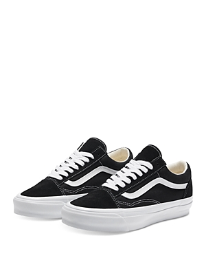 Shop Vans Men's Premium Old Skool 36 In Black White