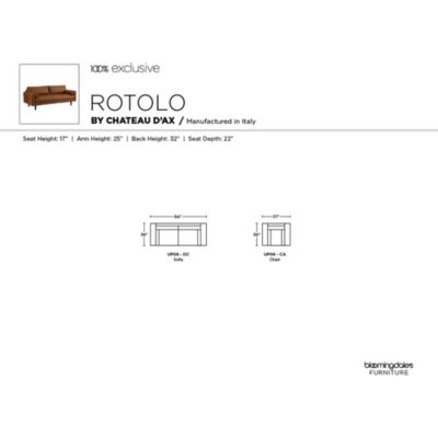 Rotolo Leather Sofa