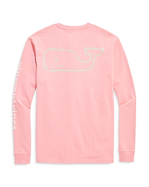 Long Sleeve Two Tone Vintage Whale Tee