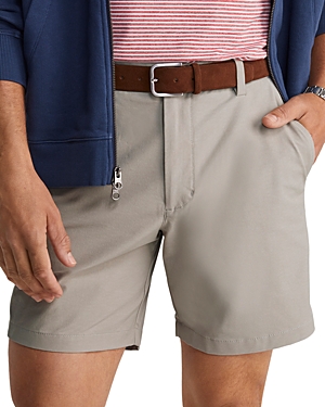 Vineyard Vines Men's On-the-go Cotton-blend Shorts In Khaki