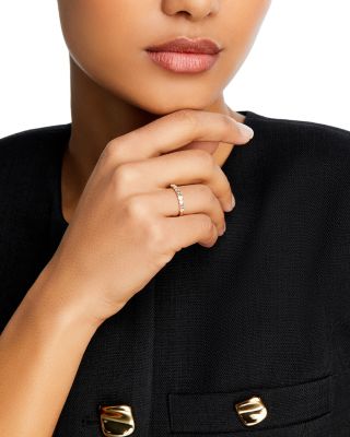 Diamond Baguette Band in 14K Yellow Gold, 0.25 tcw