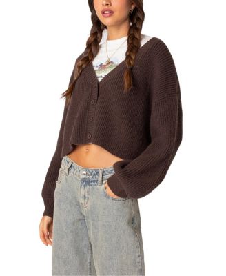 Sabrina Chunky Knit Cropped Cardigan