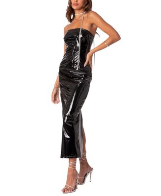 chinese dress ladies Women Vegan Leather Bodycon Dress main image 1