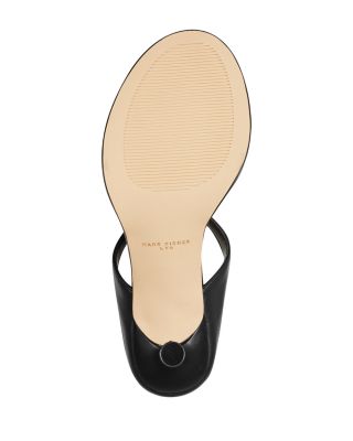 Women's Alonde Leather High Heel Slide Sandals