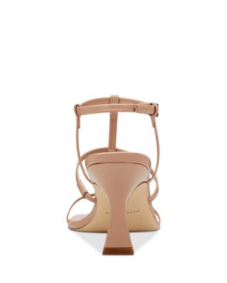 Women&#39;s Dennie Square Toe Strappy Mid Heel Sandals