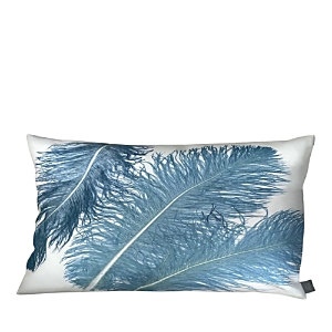 Shop Aviva Stanoff Plume Twilight Decorative Pillow, 12 X 20 In Crème/twilight