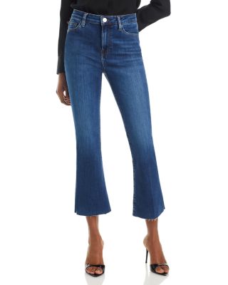 FRAME - Le Crop Mini High Rise Cropped Bootcut Jeans