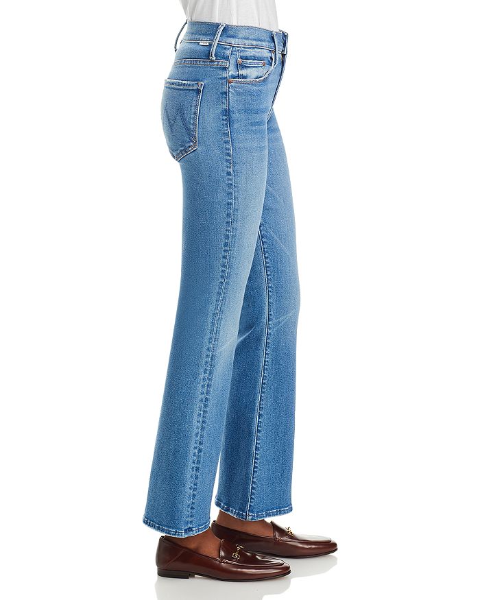 Shop Mother The Weekender Mid Rise Flared Jeans In Layover