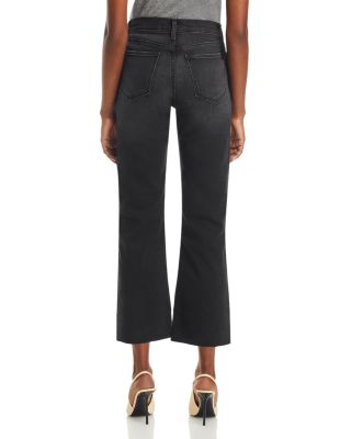 The Callie High Rise Crop Bootcut Jeans in Delphine