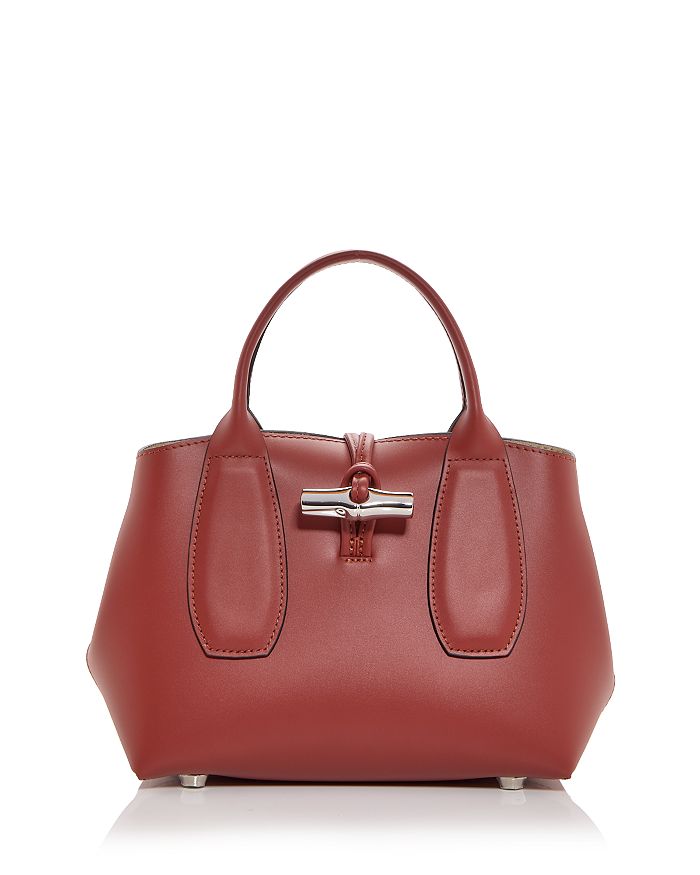 Longchamp Roseau Small Leather Top Handle Crossbody Bloomingdale s