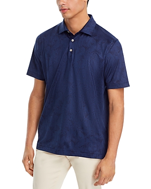 Peter Millar Crown Sport Performance Jersey Polo In Navy