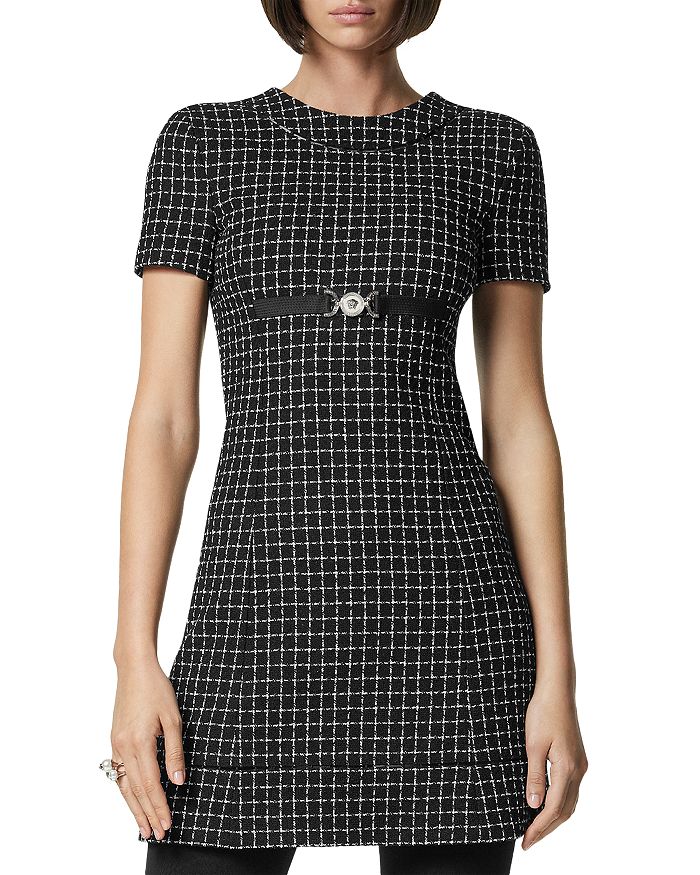 Versace Women's Mini Duchesse Dress White